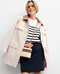 Weekend Collection Faux Leather Collared Jacket carousel Product Image 1