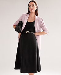 Ponte Sleeveless Midi Dress carousel Product Image 1