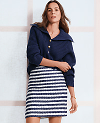 Petite Ribbed Button Sweater carousel Product Image 1
