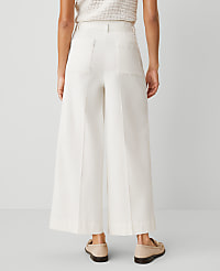 Weekend Collection Belted Wide-Leg Ankle Pant carousel Product Image 3