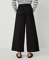 Weekend Collection Belted Wide-Leg Ankle Pant carousel Product Image 4