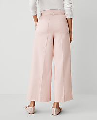 Weekend Collection Belted Wide-Leg Ankle Pant carousel Product Image 3