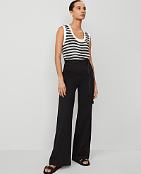 Petite Weekend Collection Trouser in Sateen carousel Product Image 1