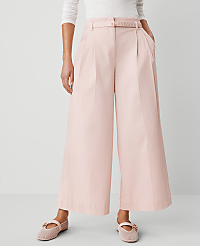 Weekend Collection Belted Wide-Leg Ankle Pant carousel Product Image 2