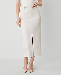The Petite Trouser Column Midi Skirt carousel Product Image 2
