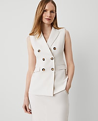 The Long Double Breasted Vest carousel Product Image 1