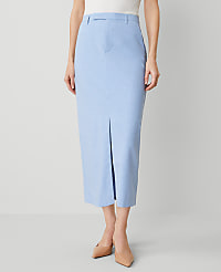 The Petite Trouser Column Midi Skirt carousel Product Image 2