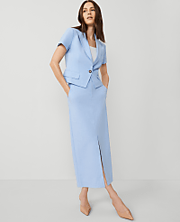 The Petite Trouser Column Midi Skirt carousel Product Image 1