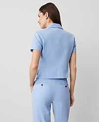The Petite Short-Sleeve Blazer carousel Product Image 2