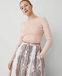 Studio Collection Scoop Back Sweater carousel Product Image 1