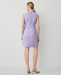 Petite Tweed Button Shift Dress carousel Product Image 2