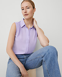 Shirred Sleeveless Shirt carousel Product Image 3