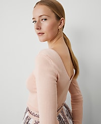 Studio Collection Scoop Back Sweater carousel Product Image 3