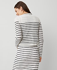 Textured Striped Pocket Cardigan carousel Product Image 2