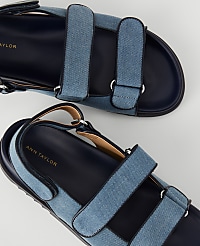 Weekend Collection Denim Slingback Sport Sandals carousel Product Image 2