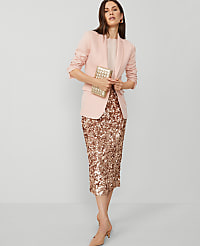 Studio Collection Sequin Column Midi Skirt carousel Product Image 1