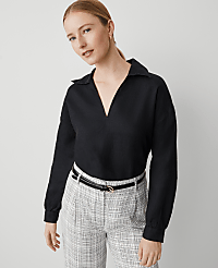 Tall Collared Linen Popover carousel Product Image 1