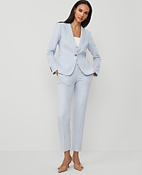 The Petite Eva Ankle Pant in Glen Check carousel Product Image 1