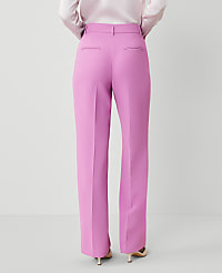 The Petite Side-Zip Straight Pant in Fluid Crepe carousel Product Image 3