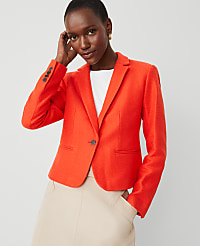 The Petite Newbury Blazer in Tweed carousel Product Image 1