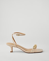 Embellished Ankle Wrap Heeled Sandals carousel Product Image 1