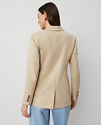 The Petite Crosby Blazer in Doubleweave carousel Product Image 3