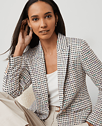 Tweed Fitted Blazer carousel Product Image 3