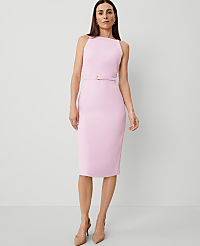 Belted Sheath Dress carousel Product Image 2