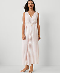 Pleated Maxi Swing Dress carousel Product Image 1