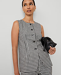 Gingham Vest Top carousel Product Image 4