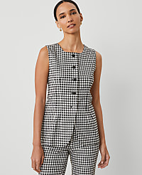 Gingham Vest Top carousel Product Image 2