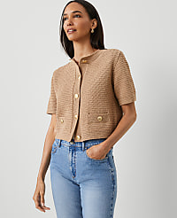 Textured Sweater Jacket carousel Product Image 1
