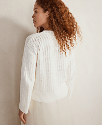 Haven Well Within Organic Cotton Open Stitch Crew Neck Sweater carousel Product Image 2
