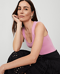 Modern Scoop Neck Tank Top carousel Product Image 3