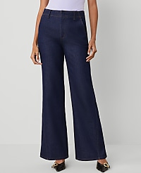 The Seamed Wide-Leg Jean carousel Product Image 2
