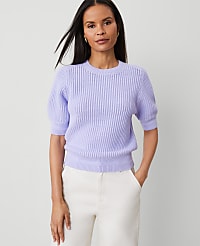 Open Stitch Wedge Sweater carousel Product Image 1