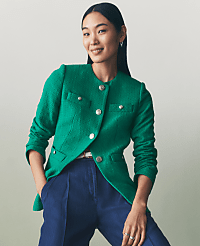 Tweed Split Hem Jacket carousel Product Image 1