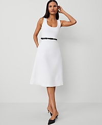 Ponte Sleeveless Midi Dress carousel Product Image 1