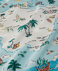 Map Silk Little Scarf carousel Product Image 2