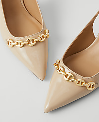Mariner Chain Patent Kitten Heel Pump carousel Product Image 2