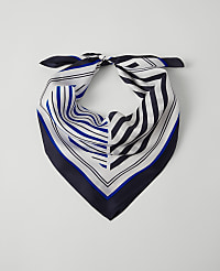 Striped Silk Little Scarf carousel Product Image 1