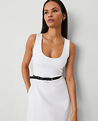 Ponte Sleeveless Midi Dress carousel Product Image 3