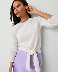 Cashmere Tie-Waist Sweater carousel Product Image 3