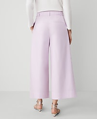 The Petite Belted Cropped Palazzo Pant in Poplin carousel Product Image 3
