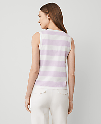 Petite Striped Sleeveless Top carousel Product Image 2