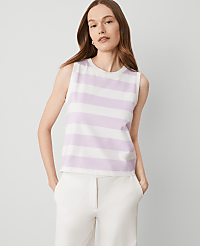 Striped Sleeveless Top carousel Product Image 1