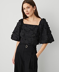 Floral Square Neck Blouse carousel Product Image 1