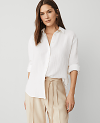 Gauze Oversized Blouse carousel Product Image 1
