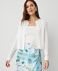 Cropped Open Cardigan carousel Product Image 1