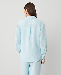 Gauze Oversized Blouse carousel Product Image 2
